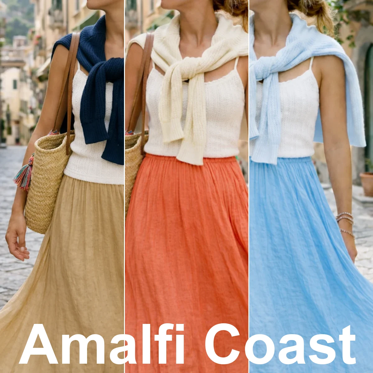 Santorini in August - What to Pack for the Amalfi Coast in August