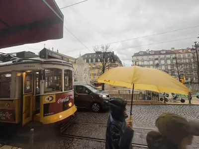 Rainy Evening in Bairro Alto