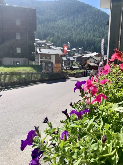 Sunny afternoon in city center