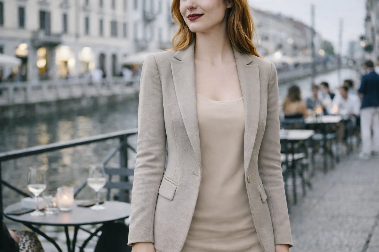 Classic outfit for Milan in May